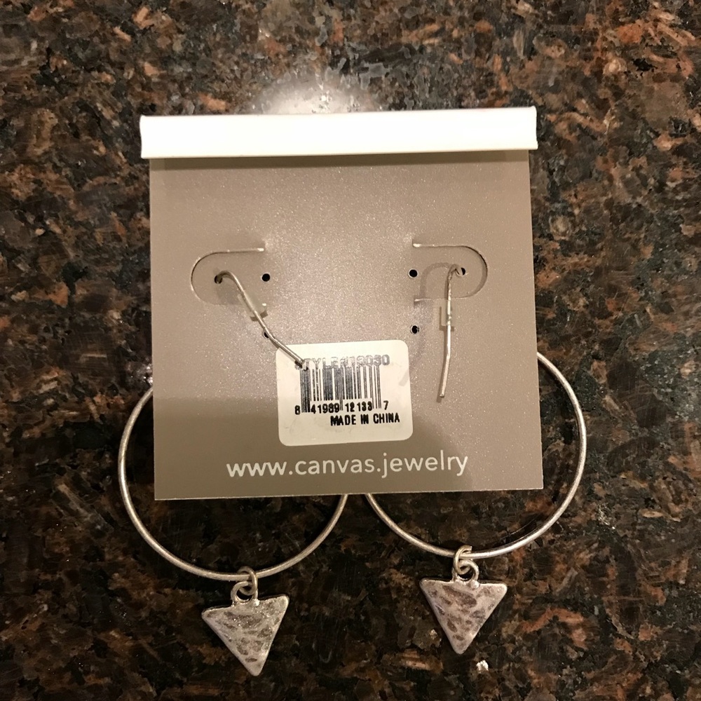 Silver hoops - Picture 2 of 3